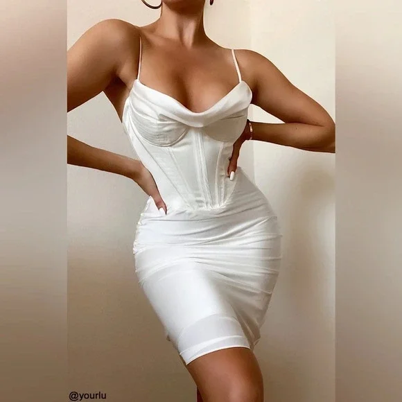 House of CB White Midi Dress - Picture 2 of 12